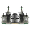 Halloween Haunted House Cemetery Skeleton MOC The Gates of Hell Sence Fence Assemble Building Blocks Friends Game Gift Kids Toys