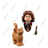 Hot Toys WM6040 Anime Building Blocks Harry Potter Dobby Cho Chang Ron Weasley Mini Action Toy Figures Bricks Toys Birthday Gift