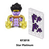 JoJo's Bizarre Adventure Cute Mini Action Figure Toys Cartoon Game Building Blocks Moc Bricks Toys for Children Gifts