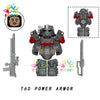 Kids Toys T60 Power Armor Building Blocks MOC Iron Armor Soldiers Mini Action Figures Toys For Kids Birthdays Gifts