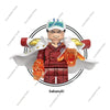 Hot Toys X0357 New Building Blocks Monkey D Luffy Roronoa Zoro Sanji Sabo Silvers Rayleigh Luffy Zoro Mini Doll Anime Figure Toy