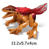 Animals Tiger Leopard Bear Elephant Caribbean Ghost Shark Dinosaurs Model Building Blocks Enlighten Figure Toys For Children