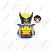 Hot Toys G0175 Movie Cartoon Deadpool Wolverine Gambit Bricks Collection Educational Building Blocks Model Christmas Gifts Toys