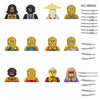Kids 3D Family Figures Set Building Blocks City Worker Fireman Doctor Dolls Bricks Educational Toys For Children Birthday Gift