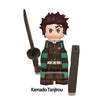 Japanese Anime Demon Slayer Samurai Tanjirou Nezuko Kyoujurou Giyuu Mini Building Blocks Bricks Dolls Action Figure Birthday Toy