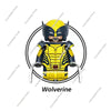 Hot Toys 1Pcs Mini Action Figures Golden Age Deadpool Old Man Logan Cavillerine Sabretooth Zenpool Building Block Toy Gift G0177