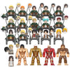 Anime Attack on Titan Wiki Bricks Survey Corps Erem Jaeger Armin Levi Mikasa Mini Action Toy Figures Building Blocks For Kids