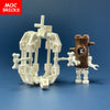 Single Sale MOC Bricks Halloween Luminous Ghost Skeleton Assembly Action Figure Educational Building Blocks Children Toys Gifts