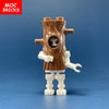 Single Sale MOC Bricks Halloween Luminous Ghost Skeleton Assembly Action Figure Educational Building Blocks Children Toys Gifts