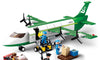 High-tech Avion Cargo Aircraft Rescue Plane Airport Airbus Airplane Model Building Blocks Figures City Brinquedos Creative Toys