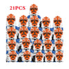 21pcs/lot 501st Legion Troopers Rex Clone Stormtroopers Assemble Building Blocks Bricks Star Action Figures Wars Children Toys