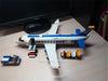 High-tech Avion Cargo Aircraft Rescue Plane Airport Airbus Airplane Model Building Blocks Figures City Brinquedos Creative Toys