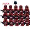 21pcs/lot 501st Legion Troopers Rex Clone Stormtroopers Assemble Building Blocks Bricks Star Action Figures Wars Children Toys