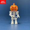 Single Sale MOC Bricks Halloween Luminous Ghost Skeleton Assembly Action Figure Educational Building Blocks Children Toys Gifts