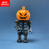 Single Sale MOC Bricks Halloween Luminous Ghost Skeleton Assembly Action Figure Educational Building Blocks Children Toys Gifts