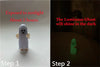 Single Sale MOC Bricks Halloween Luminous Ghost Skeleton Assembly Action Figure Educational Building Blocks Children Toys Gifts