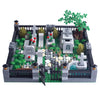 Halloween Tombstone Tomb Graveyard Scene MOC Figure Skeleton Ghost Assemble Accessories Building Blocks Kids Toy Birthday Gift