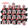 21pcs/lot 501st Legion Troopers Rex Clone Stormtroopers Assemble Building Blocks Bricks Star Action Figures Wars Children Toys