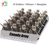 Kids Toys 24pcs/lot WW2 Military Soldier Building Blocks US UK Mini Action Figures Rifles Weapons Toys For Kids Christmas Gifts