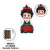 Japanese Anime Demon Slayer Samurai Tanjirou Nezuko Kyoujurou Giyuu Mini Building Blocks Bricks Dolls Action Figure Birthday Toy