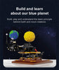 Cada 865PCS City Solar System Earth and Sun Clock Building Blocks Science Experiment Education Bricks Toys Boys Gifts