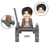 Anime Attack on Titan Wiki Bricks Survey Corps Erem Jaeger Armin Levi Mikasa Mini Action Toy Figures Building Blocks For Kids