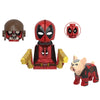 Disney Building Blocks Mini Model Figures Big Goblin Spiderman Iron Man Venom Captain Hawk Deadpool Technic Armor City Gift Toys