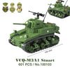 KV2 PanzerVI Sherman Military Tanks US Army Quan Guan WW2 War Weapon Soldier Figure Model Building Block Brick kid Children Toys