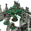 Halloween Haunted House Cemetery Skeleton MOC The Gates of Hell Sence Fence Assemble Building Blocks Friends Game Gift Kids Toys