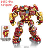 Superheroes Avengers Iron Man Hulkbuster Steel Mecha Action Figures Building Blocks Classic Movie Model Bricks Toys For Kid Gift