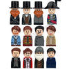 Mini City Action Figures Building Block Girl Driver Teacher Waiter Police Pirate Captain Different Characters Bricks MOC Toys