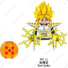 WM2677 2678 Cartoon Dragon Ball Mini Action Figure Doll Building Blocks Anime Characters Goku Super Saiya Birusu Model Toy Gifts