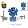 Kids Toys T60 Power Armor Building Blocks MOC Iron Armor Soldiers Mini Action Figures Toys For Kids Birthdays Gifts