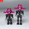 Single Sale MOC Bricks Halloween Luminous Ghost Skeleton Assembly Action Figure Educational Building Blocks Children Toys Gifts