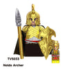 TV6410 MOC Medieval Knight Soldier Bricks Warrior Orc Armor Helmet Shield Mini Action Figures Building Blocks Kids Toys