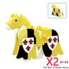 Military Building Blocks Medieval Solider Figures Knights of Jerusalem Crusades The War of Roses Legion War-horse Weapons Shield