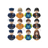 Mini City Action Figures Building Block Girl Driver Teacher Waiter Police Pirate Captain Different Characters Bricks MOC Toys