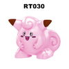 RT026-036 Pokemon Pikachu Pet Elf Cartoon Series ABS Plastic Accessories Building Blocks Figures For Children Collection Toys