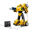 950Pcs Yellow Robot Truck Car Toys Building Blocks 10338 Truck Transformationed Autobot Deformation Gift For Children