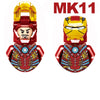 XH1320-1327 Bricks Hawkeye For Toys Gifts Wanda Mini Action Figures Thor Vision Children Building Blocks For Party Gifts