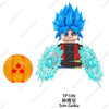 WM2677 2678 Cartoon Dragon Ball Mini Action Figure Doll Building Blocks Anime Characters Goku Super Saiya Birusu Model Toy Gifts