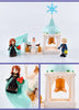 Friends Princess Luxury Ice Castles Playground House Movies Winter Snow Horse Figures Building Blocks Set Toy For Girls Diy Gift