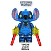 New Stitch Alien Cartoon Doll Building Blocks Kawaii Mini Action Figure Head Assembly Toys Children's Educational Toys Gift