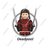 Hot Toys G0175 Movie Cartoon Deadpool Wolverine Gambit Bricks Collection Educational Building Blocks Model Christmas Gifts Toys