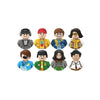 City Characters Action Figures Building Blocks Policeman Teacher Fireman Occupation Mini Figurine Dolls Bricks Set Children Toys