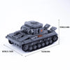 WW2 US German soldiers Figure vehicle Military Building Blocks Tank Armored Car Truck Gun Accessories Army Bricks Toy Kids M087