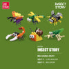 Insect Animals Figures Set Mini Building Blocks Toy Assembly 3d Constructor Micro Bricks Toy For Kids Boys 9 to 12 Year Old Gift