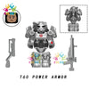 Kids Toys T60 Power Armor Building Blocks MOC Iron Armor Soldiers Mini Action Figures Toys For Kids Birthdays Gifts