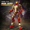 Superheroes Avengers Iron Man Hulkbuster Steel Mecha Action Figures Building Blocks Classic Movie Model Bricks Toys For Kid Gift