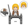 Anime Attack on Titan Wiki Bricks Survey Corps Erem Jaeger Armin Levi Mikasa Mini Action Toy Figures Building Blocks For Kids